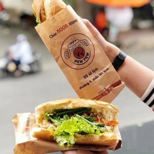 túi giấy đựng bánh mì