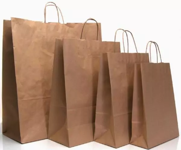 Túi giấy kraft có quai giá rẻ