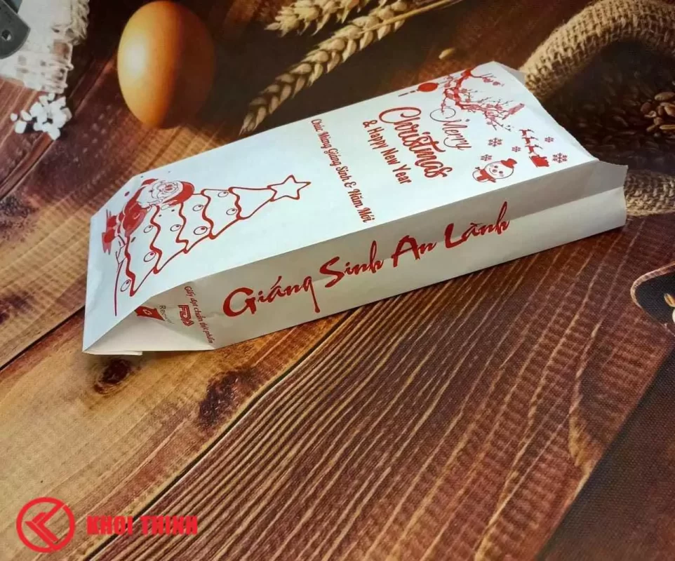 túi giấy đựng bánh mì in sẵn
