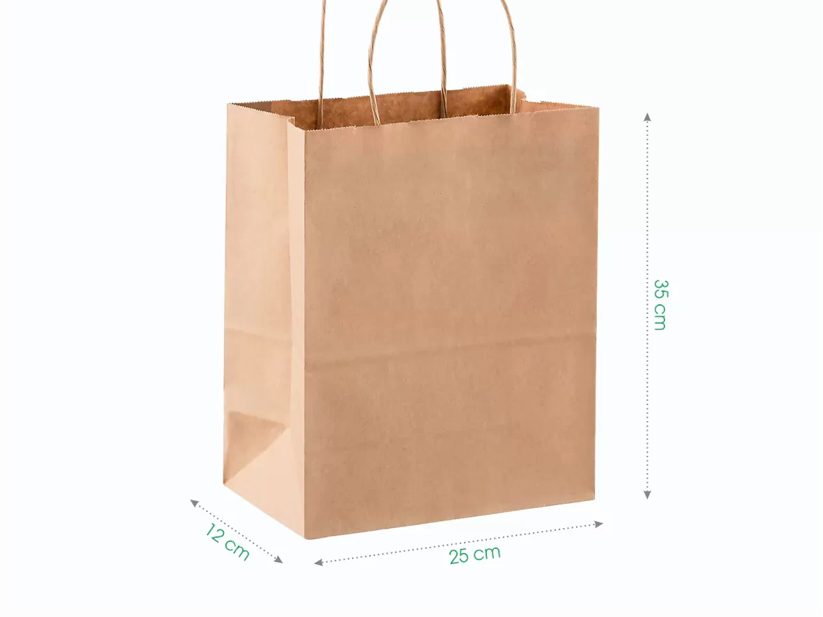 túi giấy kraft có quai